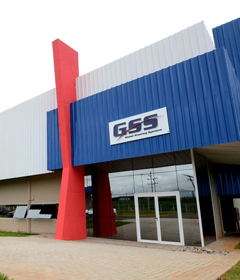 An exterior view of the sales and customer support office in Brazil, which provides service to South America for Global Steering Systems.
